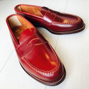 ALDEN Color2 Shell Cordovan Penny Loafer Tassels Hong Kong 8th Anniversary Model