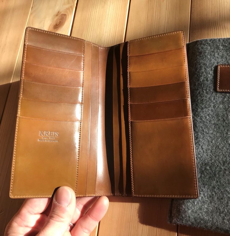 売品 【美品】KREIS mini wallet ウィスキーコードバン ラコタハウス ...
